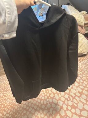 Black Rhinestone Mesh Hoodie - Women's Sparkle Sweatshirt